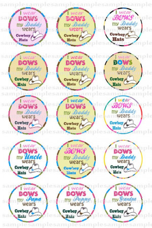 Instant DownloadBow Sayings Daddy Wears by iheartdigitalimages, $1.50