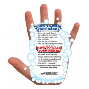 Hand-Washing Guide Magnet