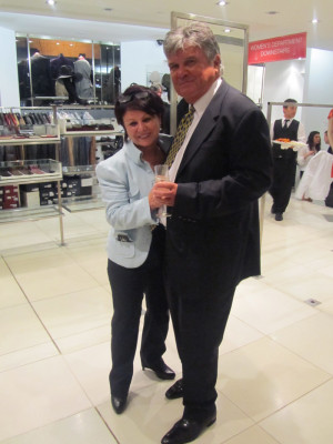 Lisa Giannini, Voi Sales Manager, and Mr Stephen Keogh