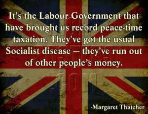 Thatcher Socialism Poster
