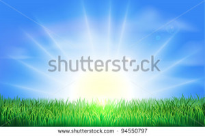 Beautiful Sunrise Over Blue