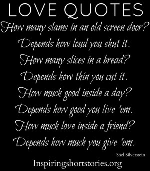 Short Inspirational Quotes About Love