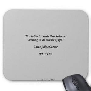 Caesar Quote Mouse Mat