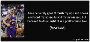 have definitely gone through my ups and downs and faced my adversity ...