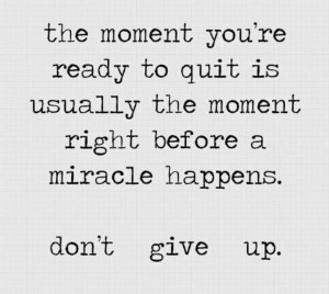 believe in miracles.