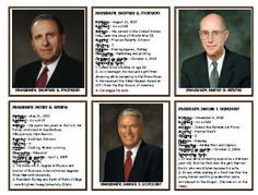 LDS Twelve Apostle Cards -- great for activities during General ...