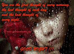 Good night quotes, Good night wishes, Sweet dreams – Last thought of ...