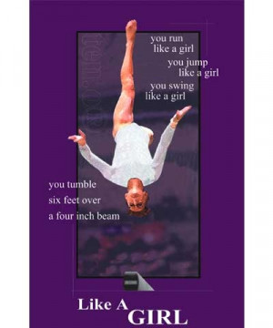 Gymnastics Quotes Like a Girl