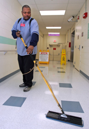 Floor Waxing Polishing Cleaning