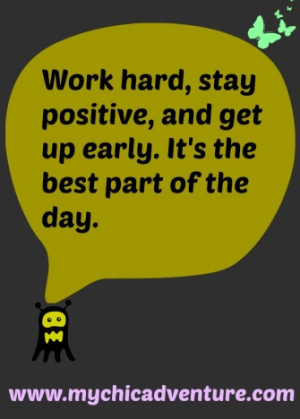 Stay Positive at Work Quotes