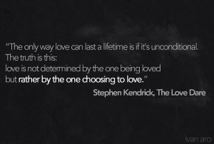... in the difficult times is a choice. It is the Agape love of God