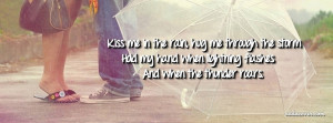 Kiss Me In The Rain Quotes