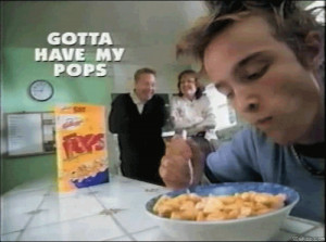 Breaking Bad’s Aaron Paul Eating Pops Cereal