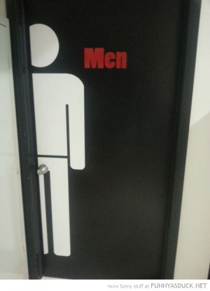 men bathroom toilet door knob funny pics pictures pic picture image ...