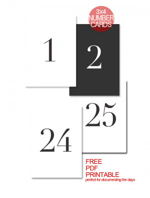 Free Printable Numbers 1 31