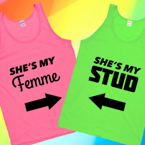 studs-femmes? Studs & Femmes Couples Tanks #lbgt #lesbian #gay.: Studs ...