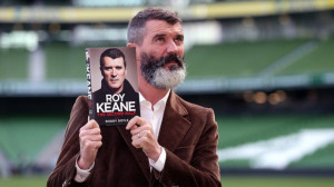 Roy Keane formally launched his autobiography at a press conference in ...