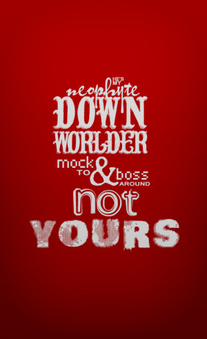 TMI quotes typography #6 by Blind-Jess