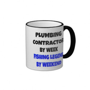 Fishing Legend Plumbing Contractor Coffee Mugs