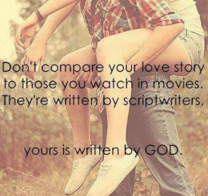 yours is written by god love picture quote