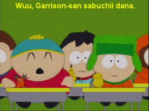 ... stan season 3 kyle south park cartman mr. garrison mr. hat chinpokomon