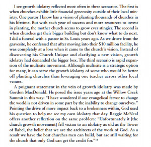 church growth insert