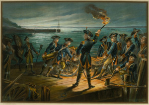 Washington's Continental Army is defeated on the Brooklyn Heights by ...