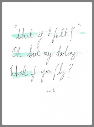 watercolour painting what if i fall oh but my darling what if you fly ...