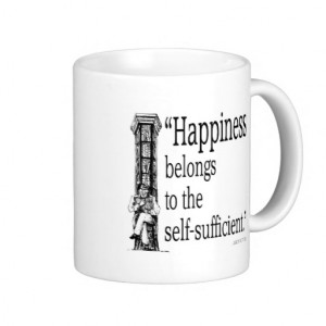 Aristotle Quote - Happiness - Quotes Sayings Mug