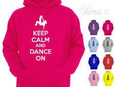 KEEP CALM AND DANCE ON STREET DANCE DESIGNER GIRLS BOYS HOODY HOODIE ...