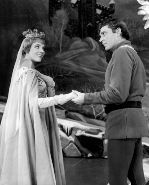 at the majestic theatre the original cast was led by richard burton as ...