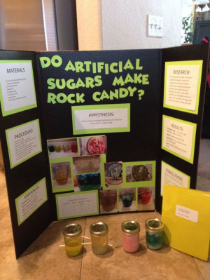Rock Candy Science Fair Projects 4th