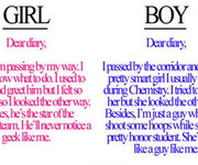 ... girl love diary aww shy chemistry couple geek kiss smile flirt true so