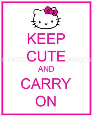 Always Keep Cute Like Hello Kitty !! ☀