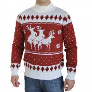 rude christmas jumpers for men