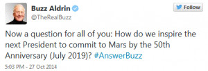 Buzz Aldrin: Get Your Ass To Mars