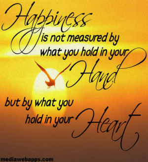 measured by what you hold in your hand, but by what you hold in your ...