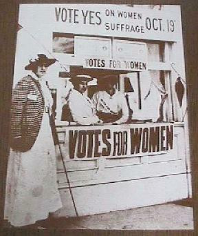 have been one of the women pictured in this photographof a suffrage ...