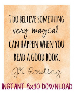 Something very magical can happen whilst reading a good book...