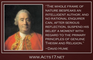David Hume on Intelligent Design