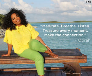 Self-help quotes on Facebook? Oprah OWNs it!