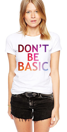 Basic - Basic Tshirt - Basic Bitch - Basic Girl - Funny Tshirt - Quote ...
