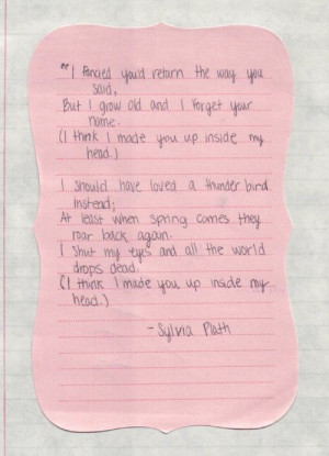 Sylvia plath quotes, best, famous, sayings, thoughts