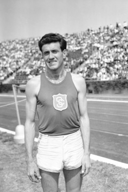 Mr. Zamperini, record-setting miler, 1939 Associated Press