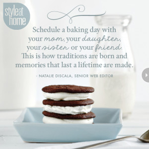 Schedule A Baking Day With Your Mom