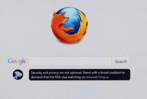 desktop screen at an office in Bangkok on June 25, 2013 displays the ...