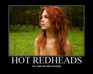 Demotivational Hot Redheads