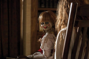 ... parts of the film is the creepy doll Annabelle. Is she real too