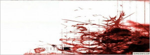 Bloody Murder Red Splash Facebook Timeline Cover