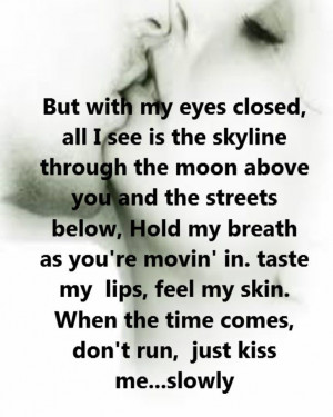 Parachute - Kiss Me Slowly - song lyrics, song quotes, songs, music ...